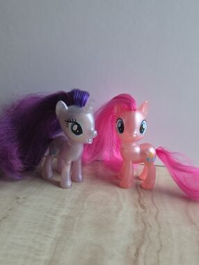 My Little Pony Pearlized Rarity And Pinkie Pie MLP Hasbro